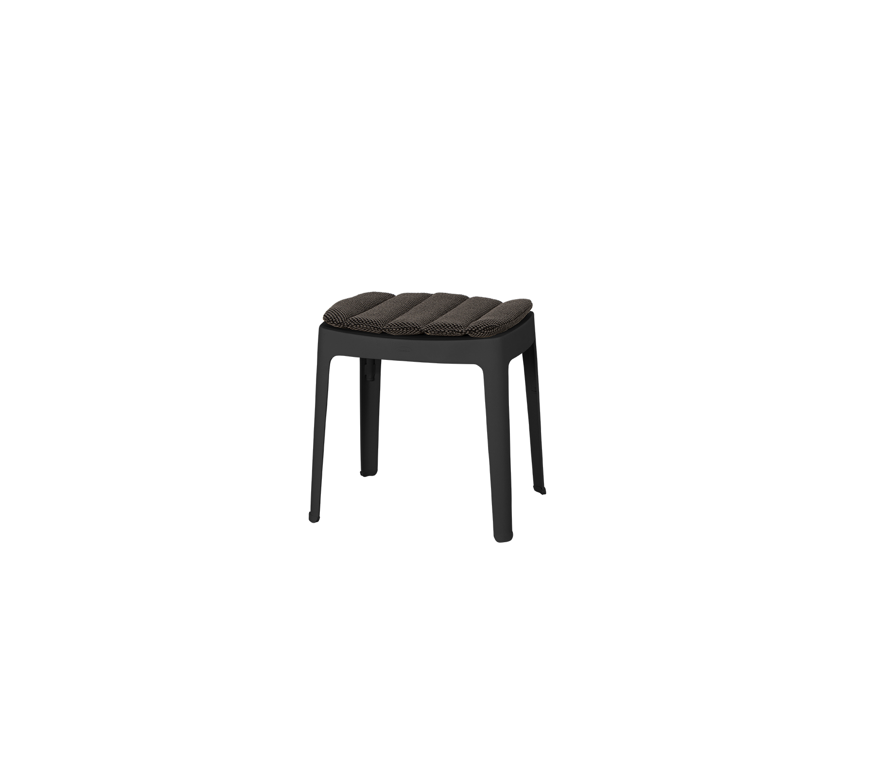 Un tabouret élégant et minimaliste avec un siège rembourré et des pieds robustes, parfait pour des options d'assise polyvalentes dans divers environnements.