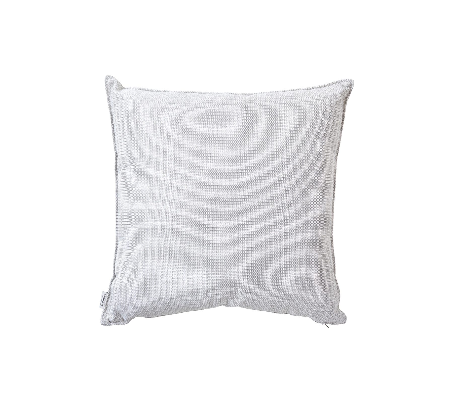 Coussin décoratif gris clair et doux avec un motif texturé, idéal pour ajouter du confort et du style à n'importe quel espace.