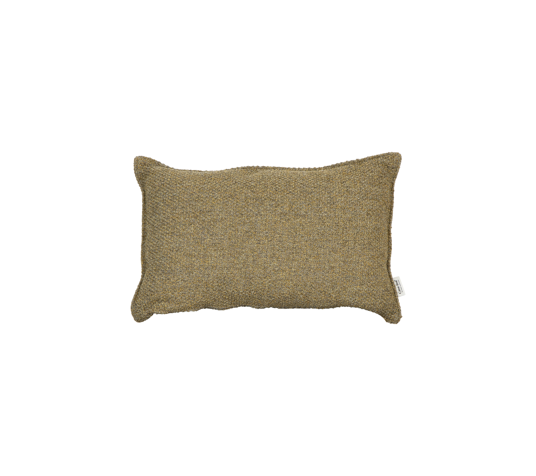 Coussin décoratif rectangulaire dans une teinte texturée et terreuse, ajoutant une touche chaleureuse à tout espace.