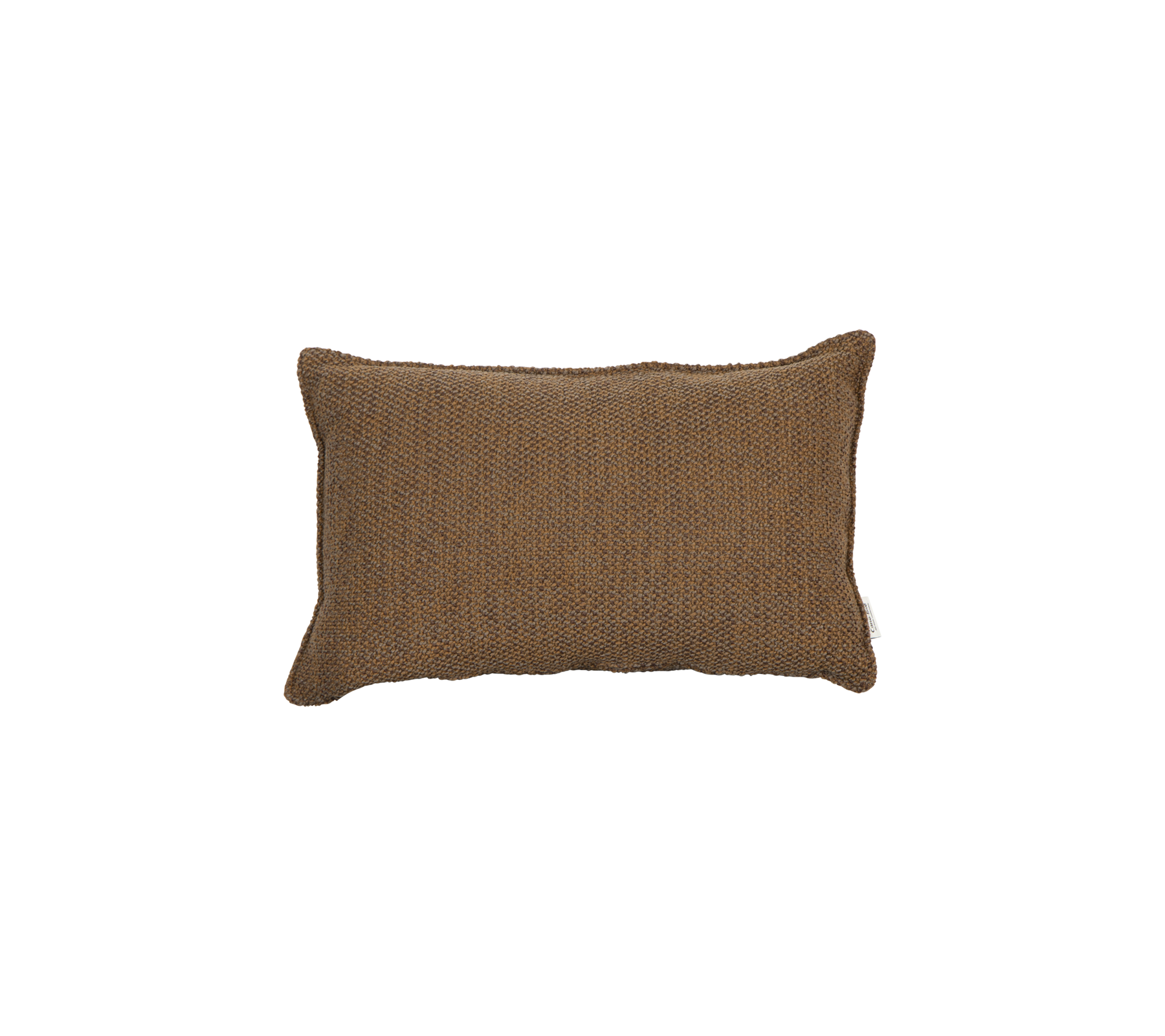 Coussin rectangulaire texturé de couleur marron chaud, conçu pour le confort et le style. Idéal pour la décoration intérieure ou comme accent cosy.