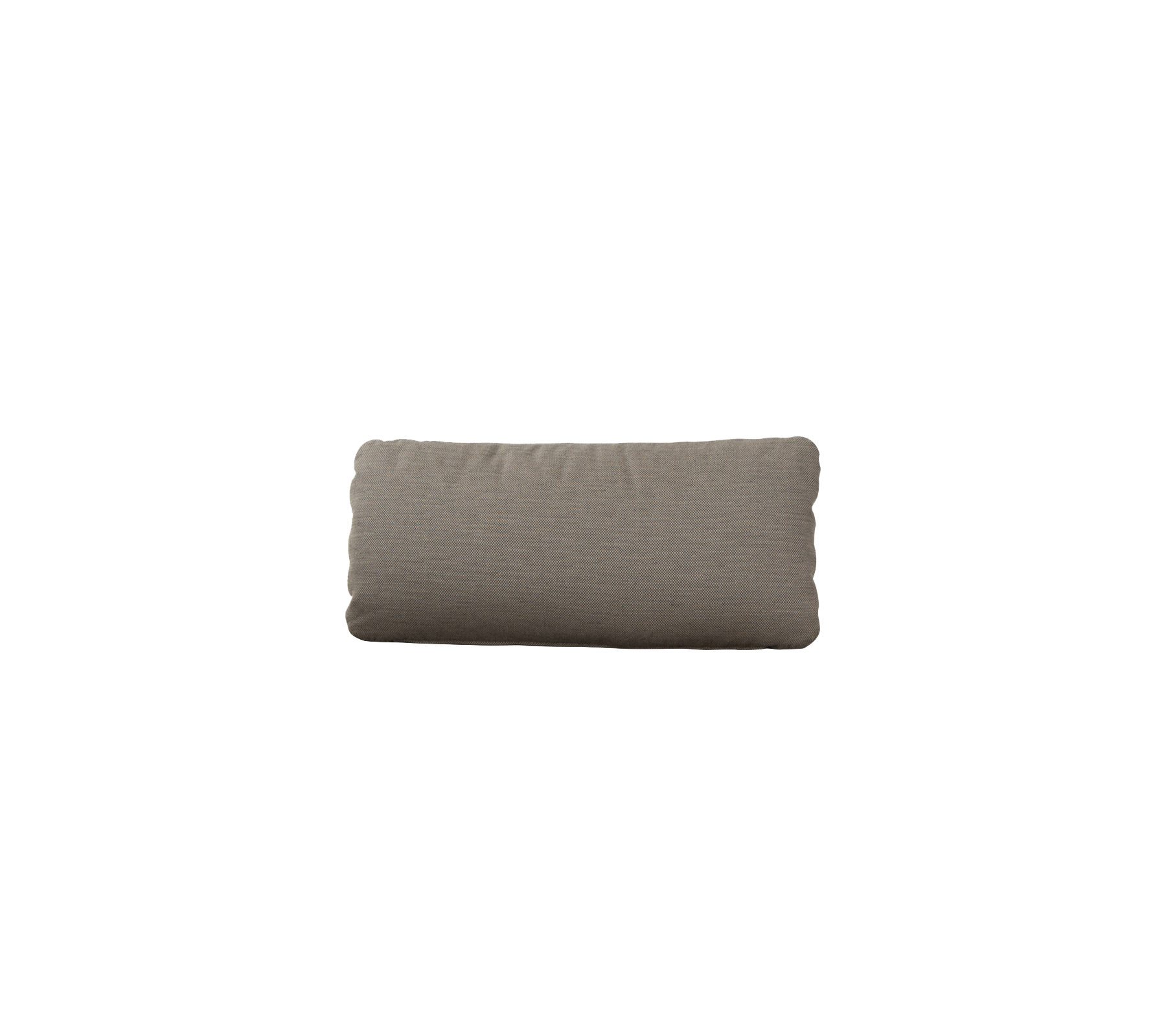 Coussin rectangulaire en tissu marron muted, parfait pour ajouter du confort et du style aux agencements de sièges.
