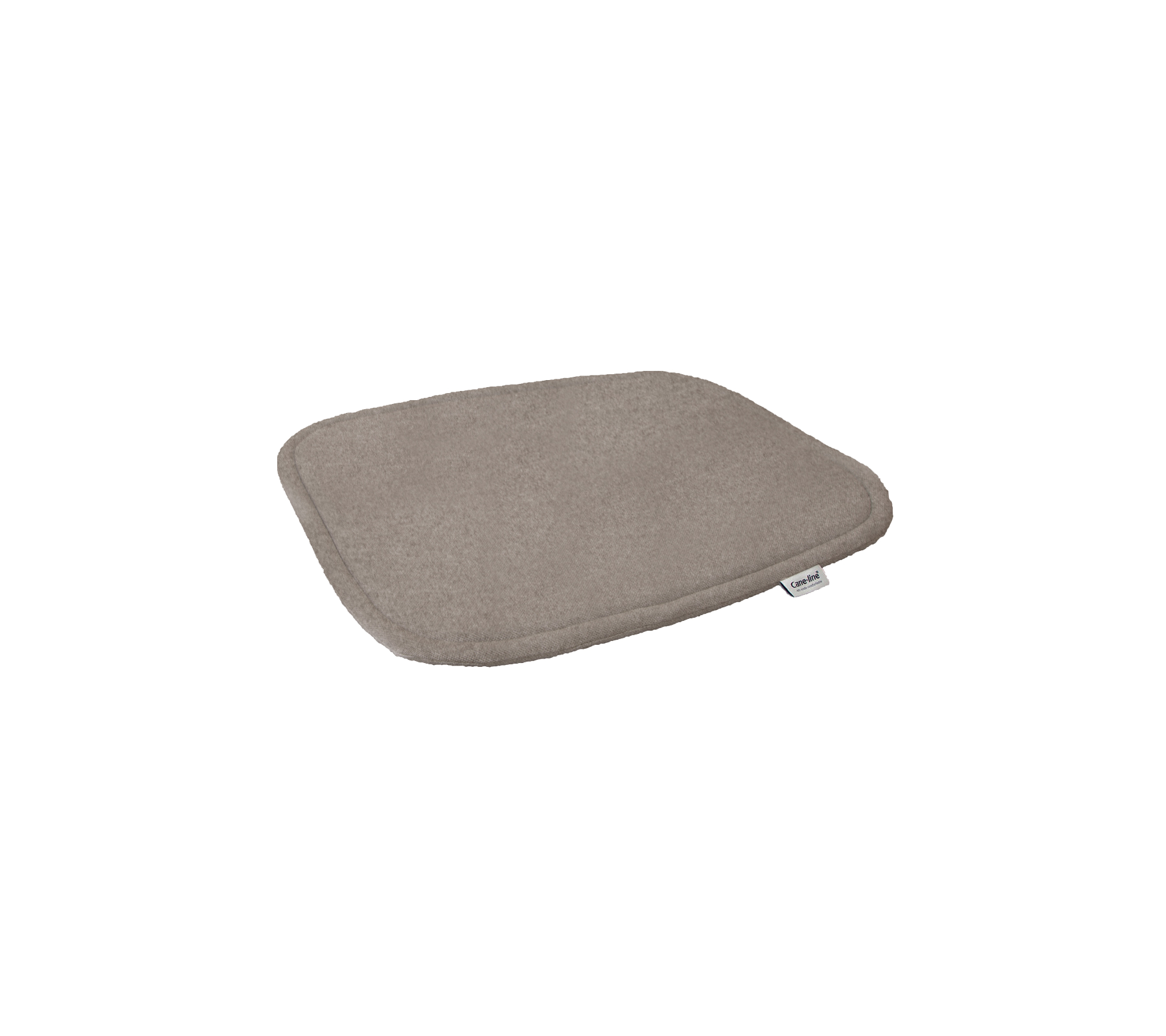 Coussin rectangulaire doux de couleur beige neutre, conçu pour un confort supplémentaire dans divers agencements de sièges.