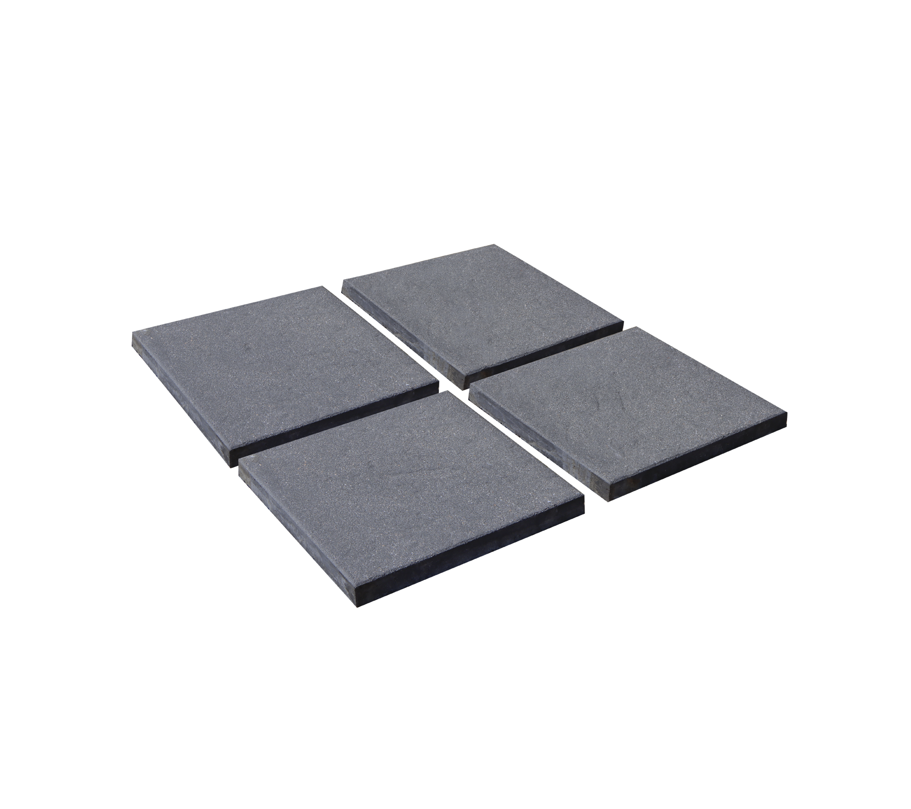 Quatre dalles carrées agencées ensemble, conçues pour fournir une base stable pour un parasol.