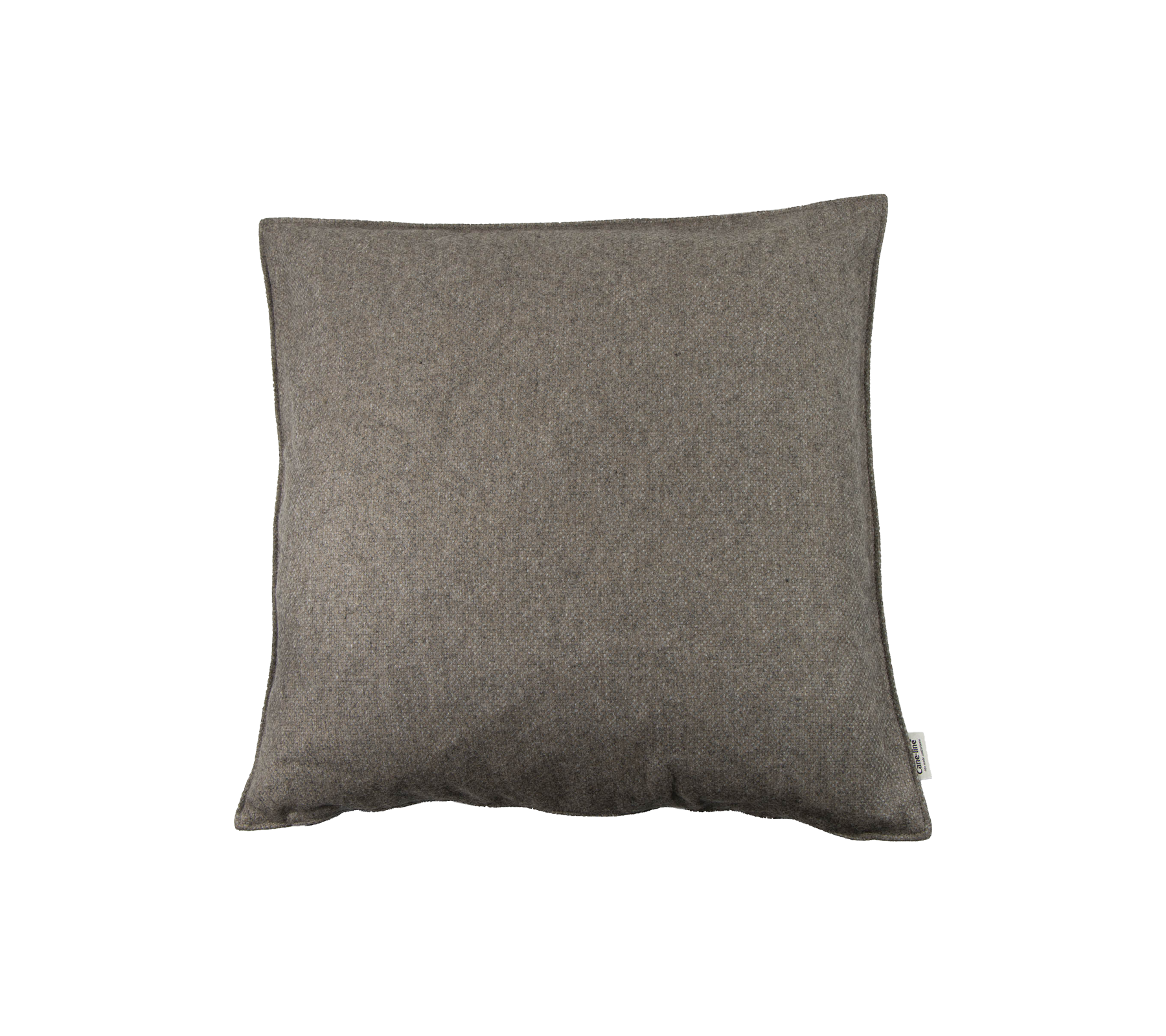 Coussin décoratif gris avec une texture douce, idéal pour ajouter du confort et du style à n'importe quel espace.